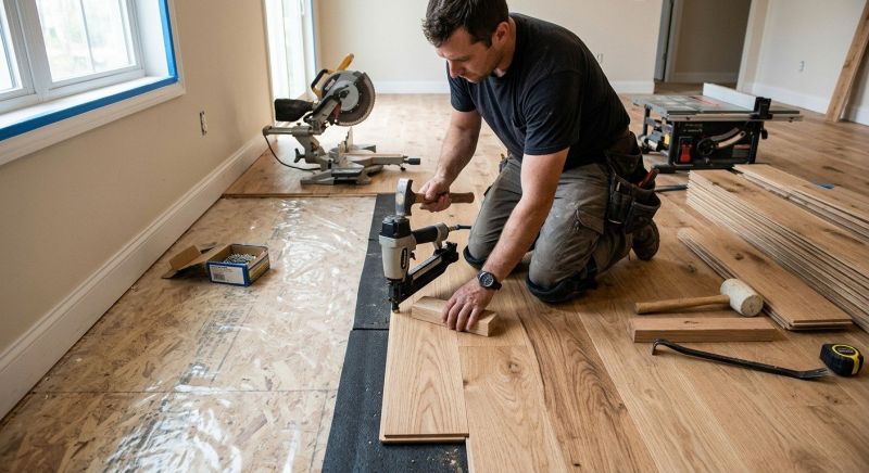 Hardwood Installation in Fall City, WA