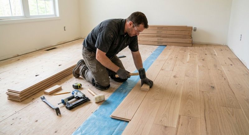 Hardwood Floor Installation in Fall City, WA
