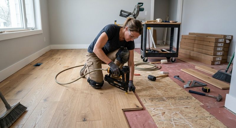 Hardwood Floor Installation in Lynnwood, WA