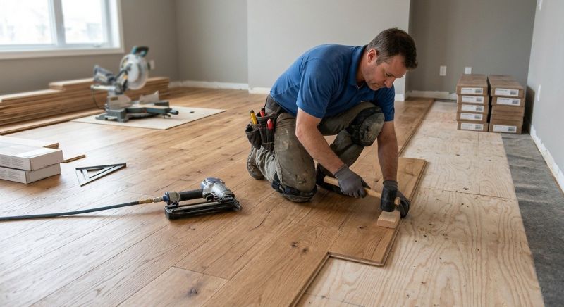 Hardwood Floor Installation in Mercer Island, WA