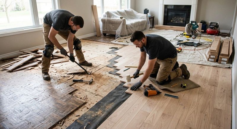 Hardwood Floor Installation in Poulsbo, WA
