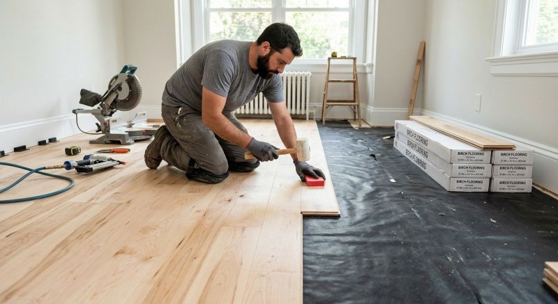 Maple Flooring Installation in Everett, WA
