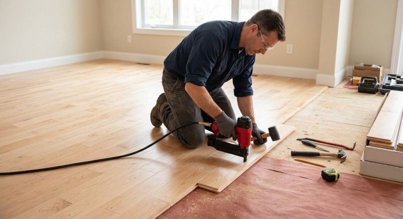 Maple Flooring Installation in Monroe, WA