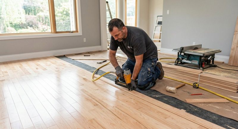 Maple Flooring Installation in Mountlake Terrace, WA