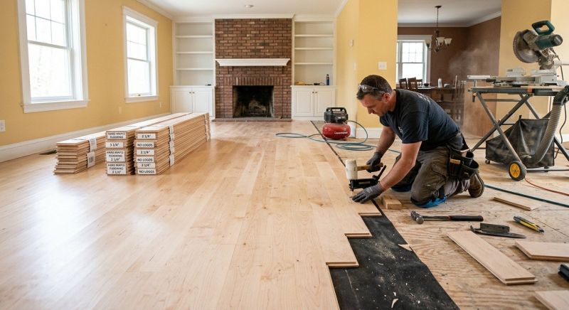 Maple Flooring Installation in Snohomish County, WA