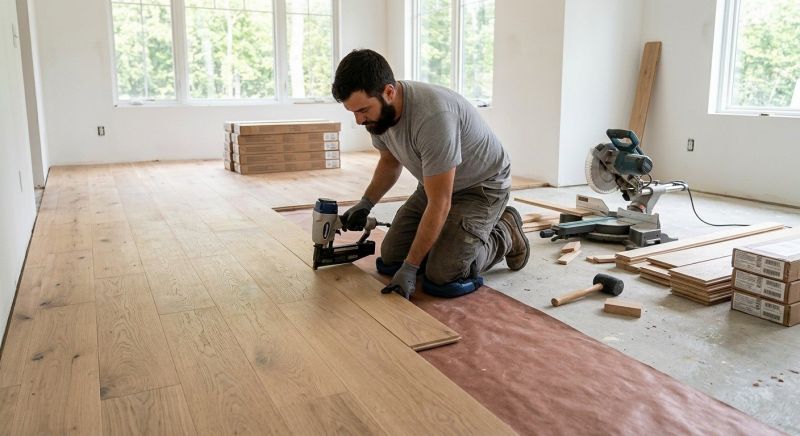 Oak Floor Installation in Mountlake Terrace, WA