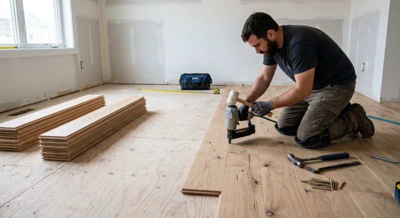 Oak Floor Installation in Redmond, WA