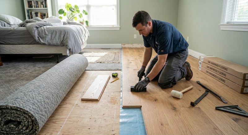 Oak Floor Replacement in Woodinville, WA