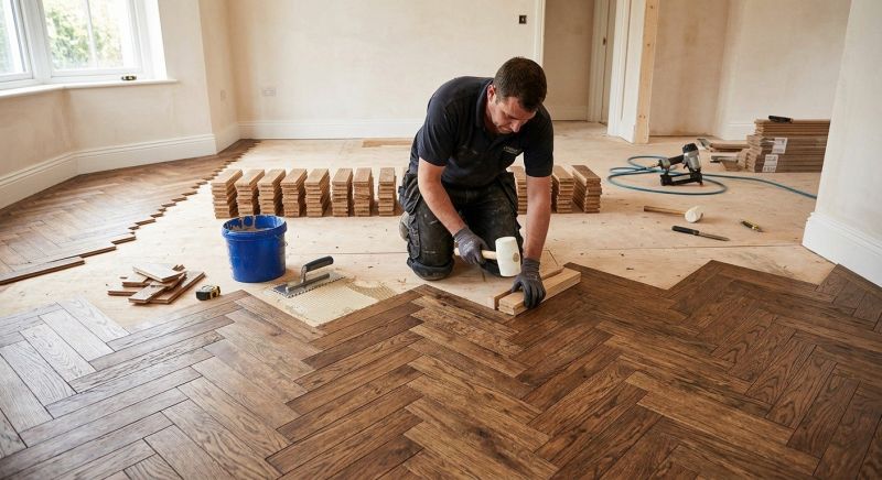 Parquet Flooring Installation in Woodinville, WA