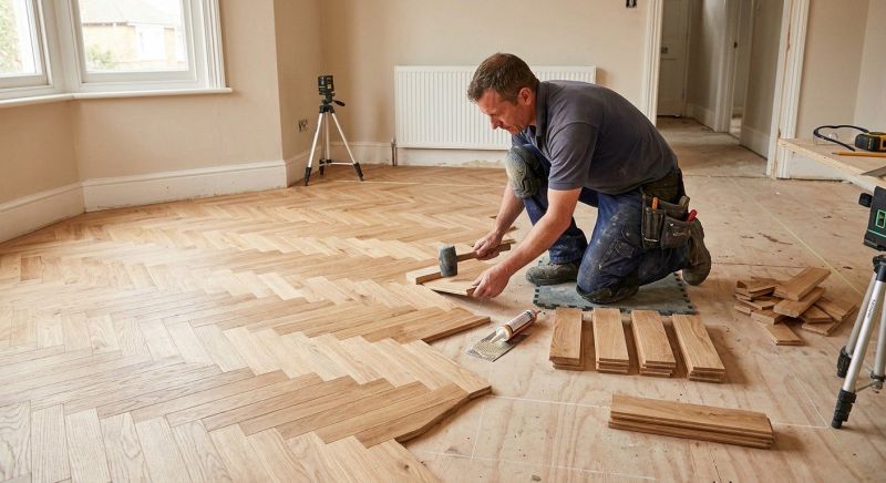 Parquet Flooring Installation in Woodinville, WA