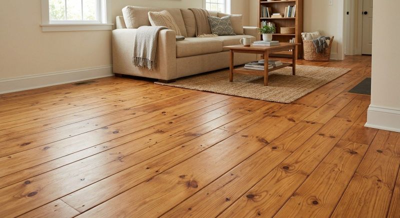 Pine Floor Installation in Woodinville, WA