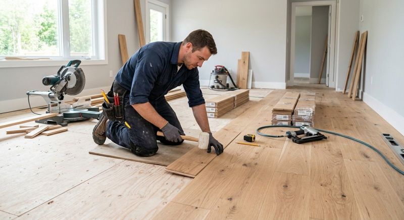 Plank Floor Installation in Woodinville, WA