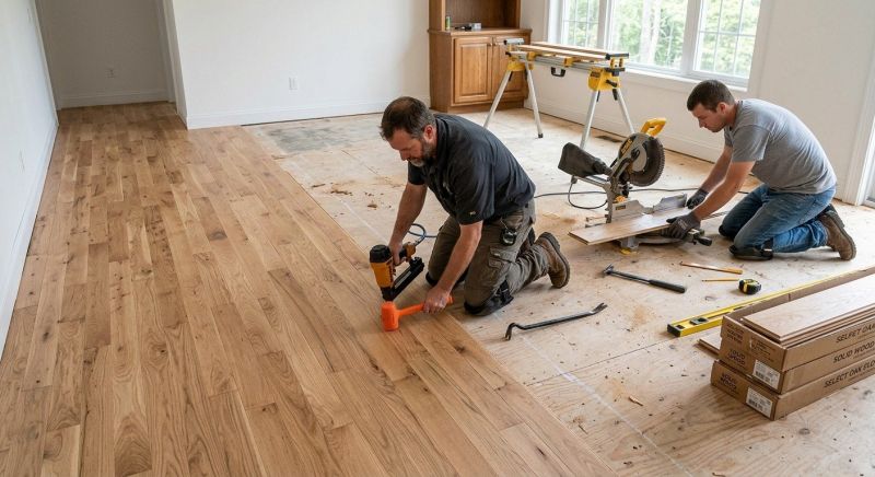 Wood Floor Replacement in Lake Stevens, WA