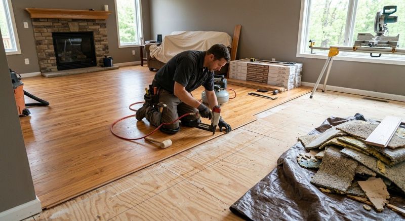Wood Floor Replacement in Maple Valley, WA